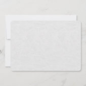 レース素朴ワインテイスティングブライダルシャワー招待 招待状 (裏面)