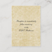 レース素朴包まれたメイソン結婚の瓶 エンクロージャーカード (裏面)