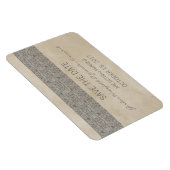 レース素朴日付マグネットを保存、グレー マグネット (右側)