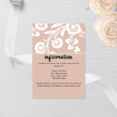 レース素朴結婚ズ エンクロージャーカード