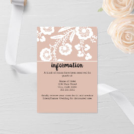 レース素朴結婚ズ エンクロージャーカード