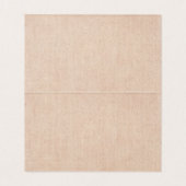 レース素朴&バーラップひまわり結婚のテーブル番号。 名刺 (内部フラット)