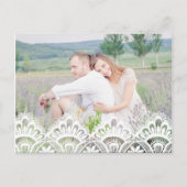 レース素朴 | 日付のフォトポストカードを保存する 案内ポストカード (正面)