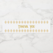 レース結婚のウォーターボトルラベル ペットボトルラベル (シングルラベル)