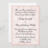 レース結婚式招待状 招待状 (正面/裏面)