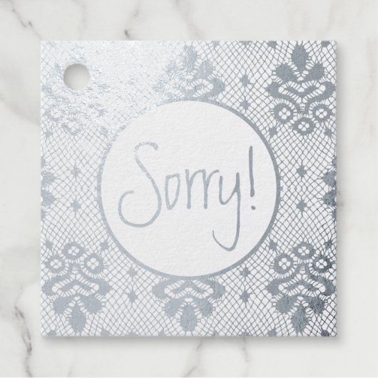 レース縁どごめん フェイバータグ (正面)