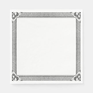 レース縁どナプキン スタンダードランチョンナプキン