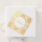 レース縁どホイルメッセージカード フェイバータグ (箱)