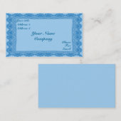 レース縁ど 名刺 (正面/裏面)