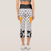 レース縁ど | Zazzle_Growstore カプリレギンス (裏面)