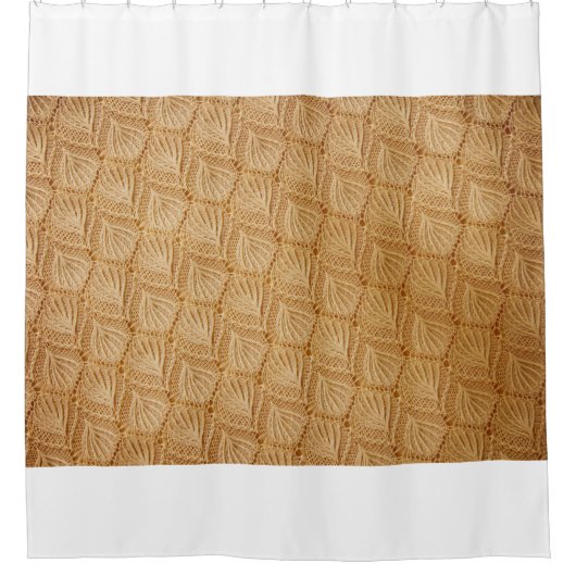 レース織物質感 シャワーカーテン (正面)