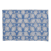 レース繰り返しパターン付きデニム 枕カバー (正面)