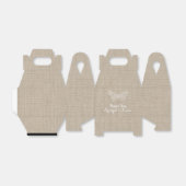 レース蝶の好意ボックス フェイバーボックス (折り畳みなし)