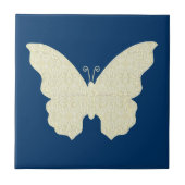 レース蝶タイル タイル (正面)