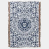 レース装飾 スローブランケット (正面縦)