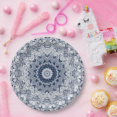 レース装飾 ペーパープレート (パーティー)