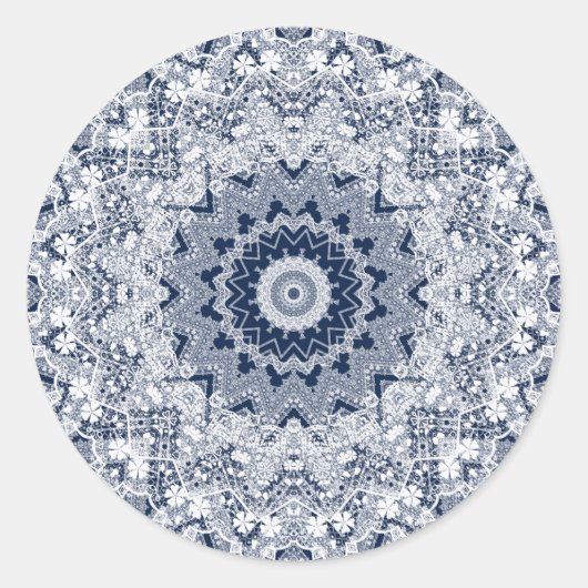 レース装飾 ラウンドシール (正面)