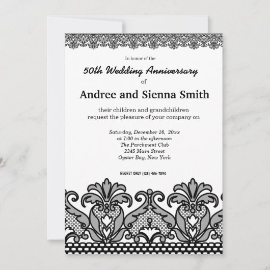 レース記念日 招待状 (正面)