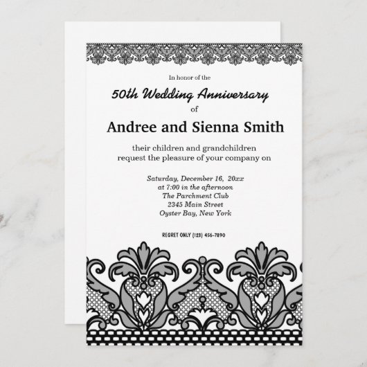 レース記念日 招待状 (正面/裏面)