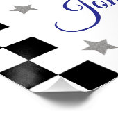 レース誕生日ウェルカムポスター ポスター (コーナー)