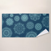 レース雪の模様とシームレスなパターン,アラブ バスタオル (バスタオル)