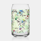 レース飲み物用品セットにオフ ガラス缶 (右)