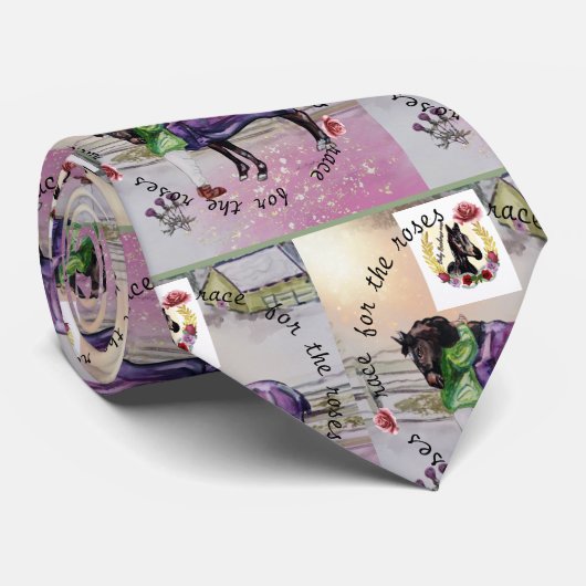 レース馬のダービーネクタイ ネクタイ (ロール)