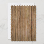 レース魅力的ストリングライトI DO BBQ招待状 招待状 (裏面)