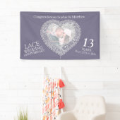 レース13周年記念写真ハートバナー 横断幕 (インサイチュ)