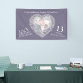 レース13周年記念写真ハートバナー 横断幕 (トレードショー)