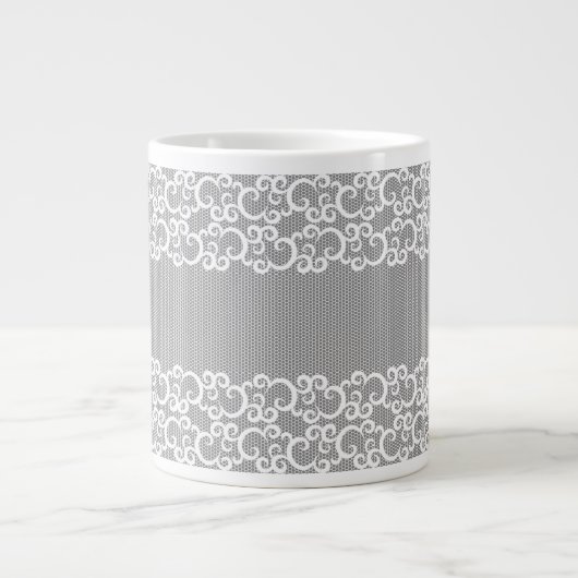 レース1 ジャンボコーヒーマグカップ (正面)