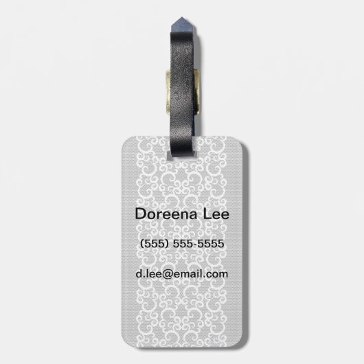 レース1 ラゲッジタグ (裏面縦)