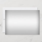 レース&かわいらしクロスシルバーバプテスマ/《キリスト教》洗礼式や命名式 招待状 (裏面)