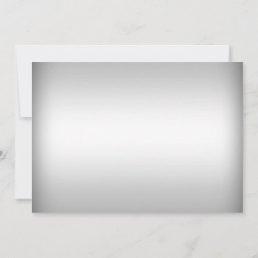 レース&かわいらしクロスシルバーバプテスマ/《キリスト教》洗礼式や命名式 招待状 (裏面)