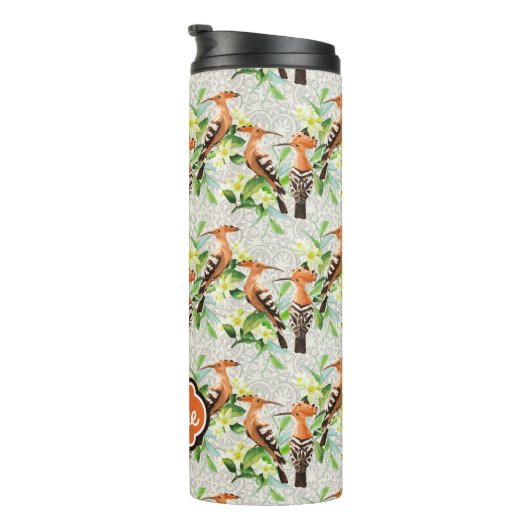 レース|のエキゾチックな鳥はあなたの名前を加えます タンブラー (回転右)