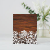 レース&ウッド素朴グレインスクラップブック紙 (スタンド正面)