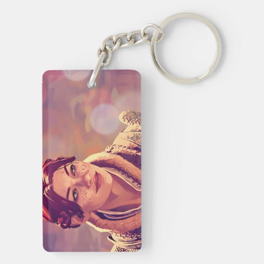 レース キーホルダー (裏面)