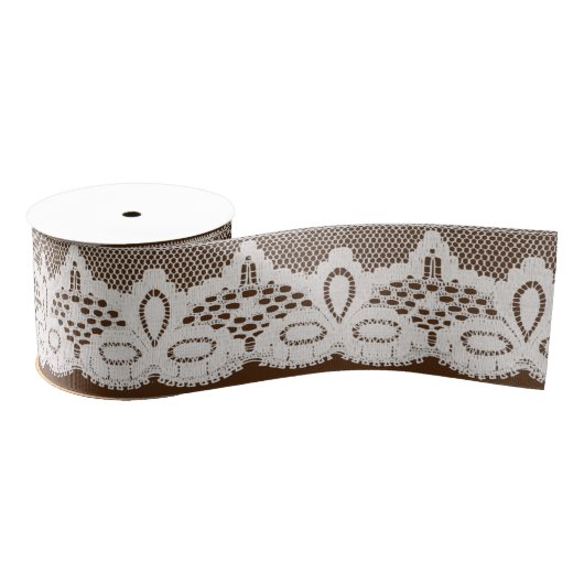 レース グログランリボン (リール)