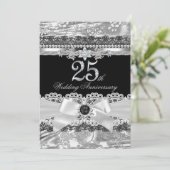 レース&シルバーパールボウ 25周年招待状 招待状 (スタンド正面)