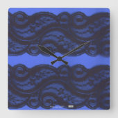 レース スクエア壁時計 (正面)