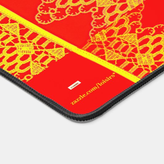 レース デスクマット (コーナー)