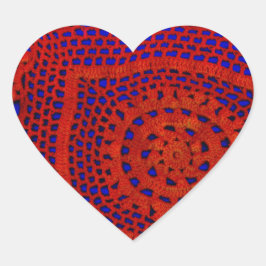 レース ハートシール