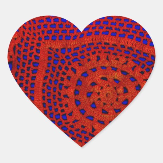 レース ハートシール (正面)