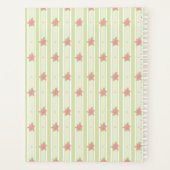 レース&パーソナライズされたイングリッシュガーデン プランナー手帳 (裏面)