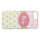 レース&パーソナライズされたイングリッシュガーデン Case-Mate iPhoneケース (裏面(横))