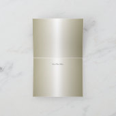 レース&パールブライダルシャワーサンキューカード サンキューカード (内部)