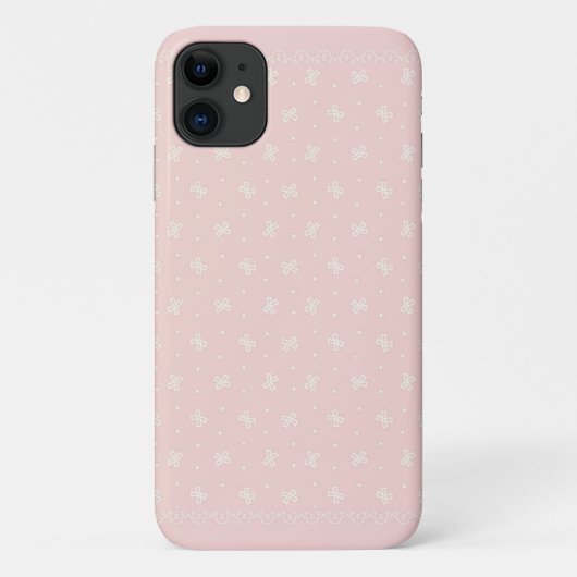 レース ピンク Case-Mate iPhoneケース (裏面)