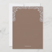 レース フォト ウィンドウ インビテーション (裏面)