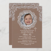 レース フォト ウィンドウ インビテーション (正面/裏面)