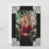 レース フォト ナーシング スクール | 医療卒業 招待状 (裏面)